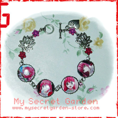Elfen Lied エルフェンリート Lucy anime Cabochon Bracelet  Elfen Lied エルフェンリート Lucy anime Cabochon Bracelet